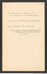 k.k. naturhistorisches Hofmuseum, Intendanzakten 1885-1896 (Hauer), Aktenzahl Z.325.c/1889, Seite 1
